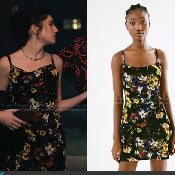 UO Velvet Mallory Cowl Neck Slip Dress - Picture 3 of 8